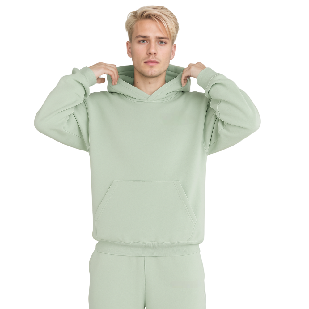 Comfort Fit Fleece Hoodie Mint