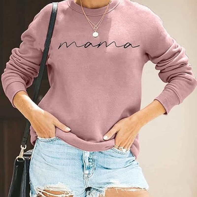 Minimalist Mama Printed Sweatshirt