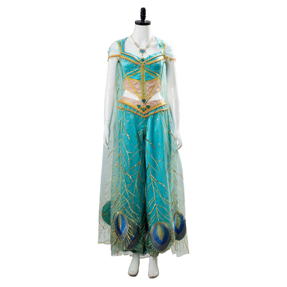 2019 Aladdin Movie Princess Jasmine Cosplay Costume-Soco Hoodie