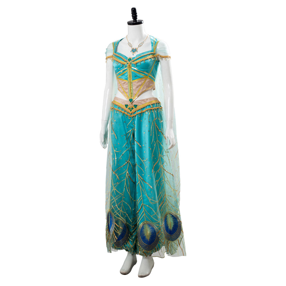 2019 Aladdin Movie Princess Jasmine Cosplay Costume-Soco Hoodie