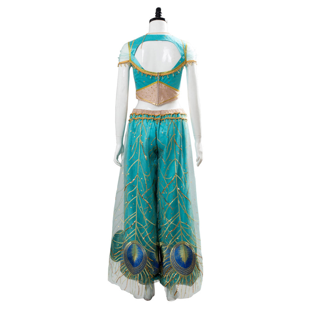2019 Aladdin Movie Princess Jasmine Cosplay Costume-Soco Hoodie