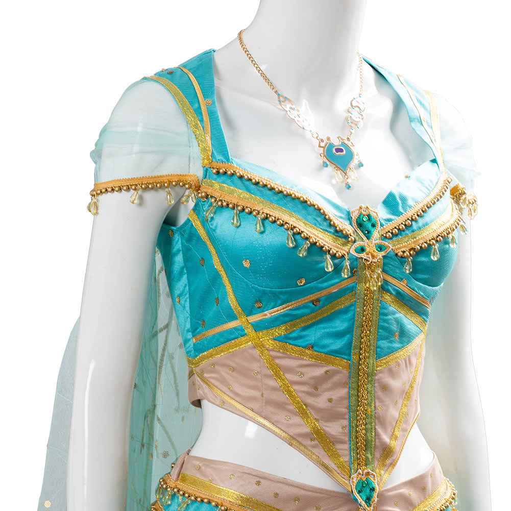 2019 Aladdin Movie Princess Jasmine Cosplay Costume-Soco Hoodie