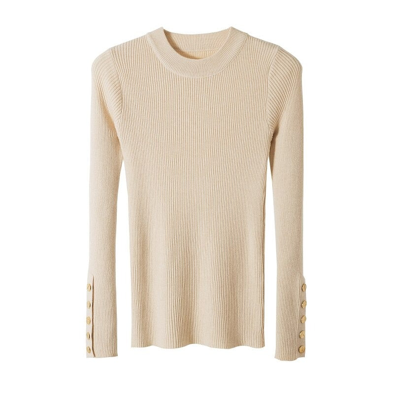 O-Neck Knitted Long Pullover For Women-Soco Hoodie