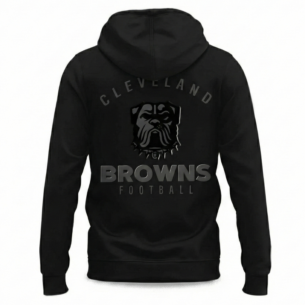 2025 Browns Back In Black Hoodie