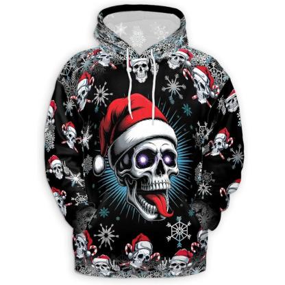 Christmas Santa Claus All Over Print Hoodie