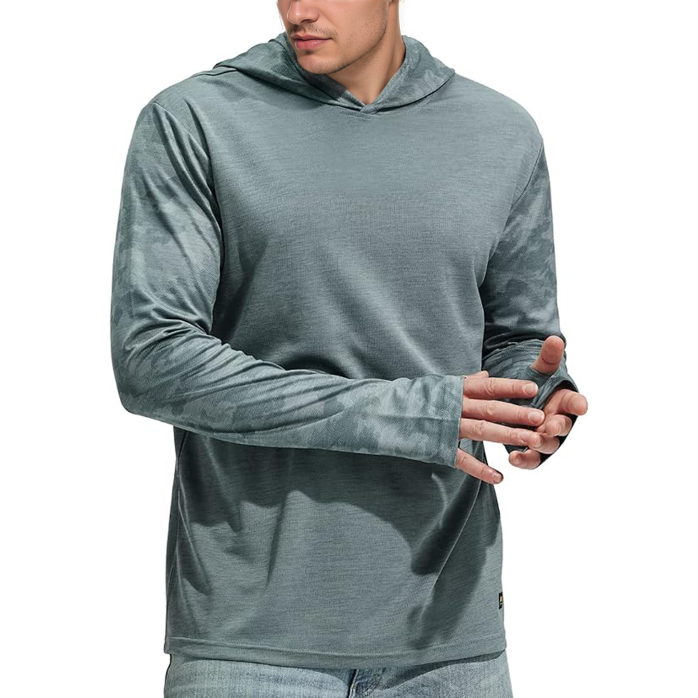 Mens UPF 50 Plus Quick Dry Lightweight Hoodie