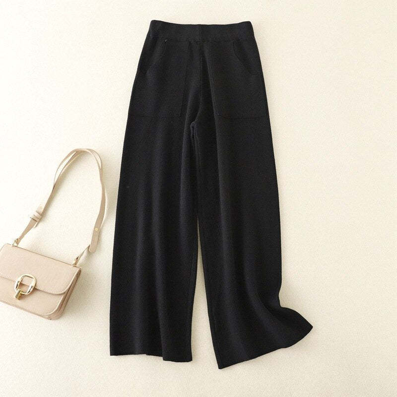 Women Thickened Loose Casual High-Waist Pant-Soco Hoodie