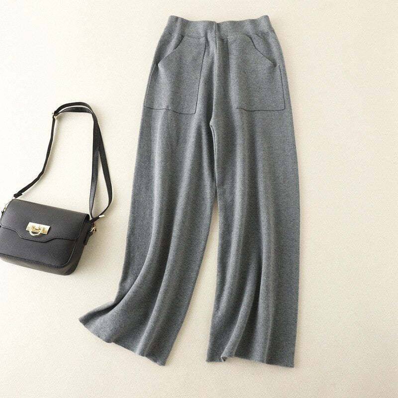 Women Thickened Loose Casual High-Waist Pant-Soco Hoodie