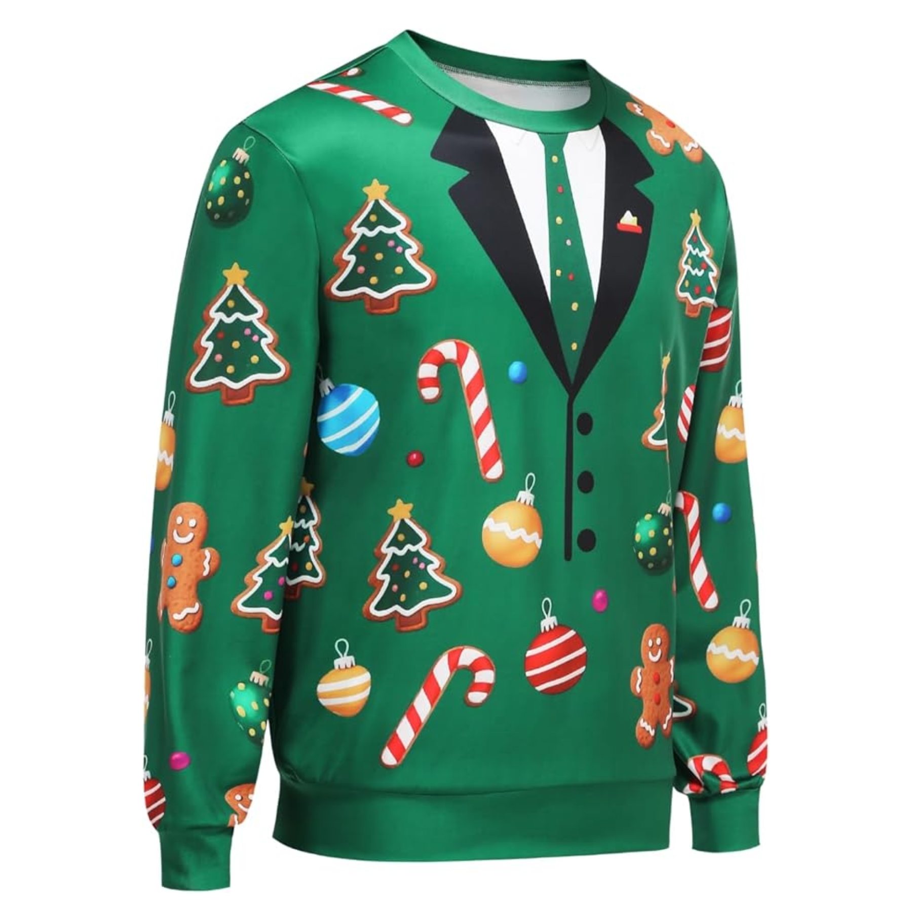 Funny 3D Print Christmas Ugly Sweater For Men And Women
