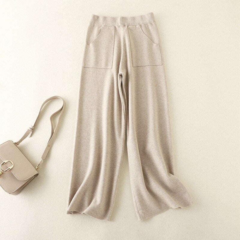 Women Thickened Loose Casual High-Waist Pant-Soco Hoodie