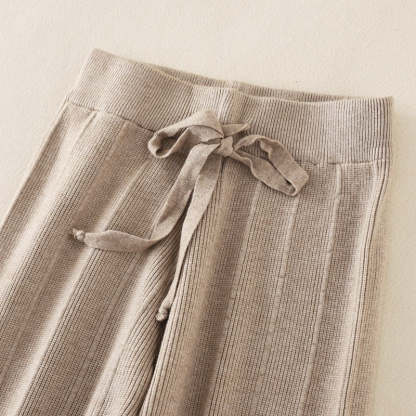 High Waist Loose Drape Straight Casual Long Pants-Soco Hoodie