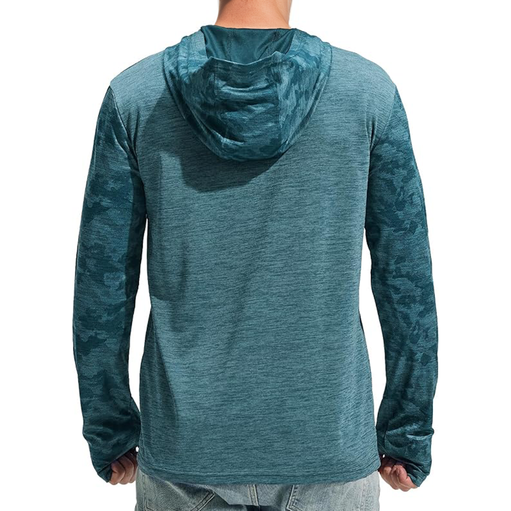 Mens UPF 50 Plus Quick Dry Lightweight Hoodie