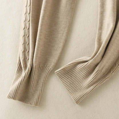 Women's Loose Elastic Waist Knitted Casual Harlan Long Pants-Soco Hoodie