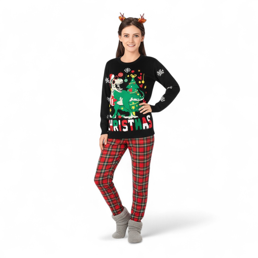 Ugly Christmas Matching Sweater For Men Women Kids