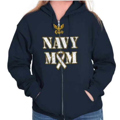 Casual Zip Hoodie With Bold Lettering Printed