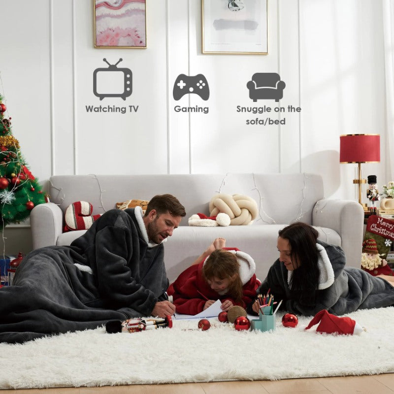 Winter Oversized Fleece Hoodies Blanket-Soco Hoodie