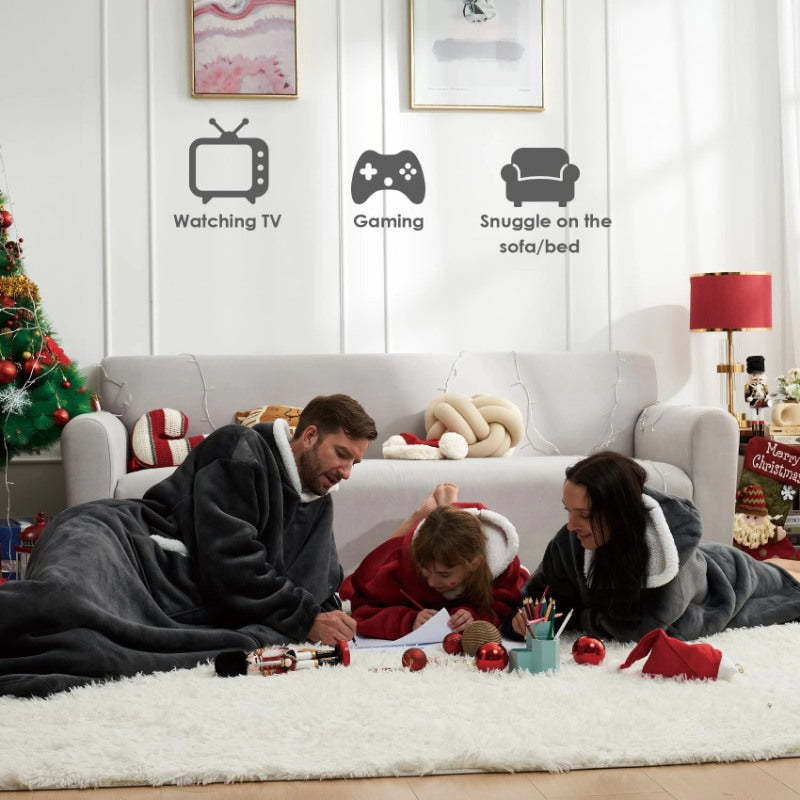 Winter Oversized Fleece Hoodies Blanket-Soco Hoodie