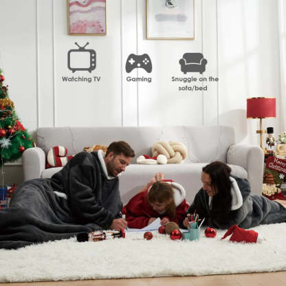 Winter Oversized Fleece Hoodies Blanket-Soco Hoodie