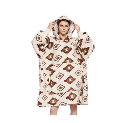 The Luminous Pattern Blanket Hoodie-Soco Hoodie
