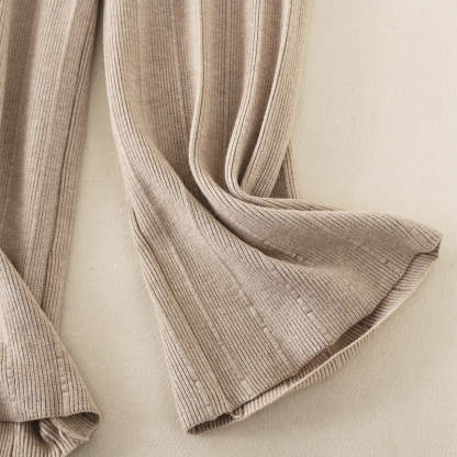 High Waist Loose Drape Straight Casual Long Pants-Soco Hoodie