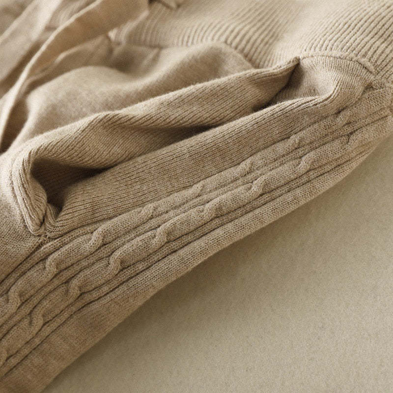 Women's Loose Elastic Waist Knitted Casual Harlan Long Pants-Soco Hoodie