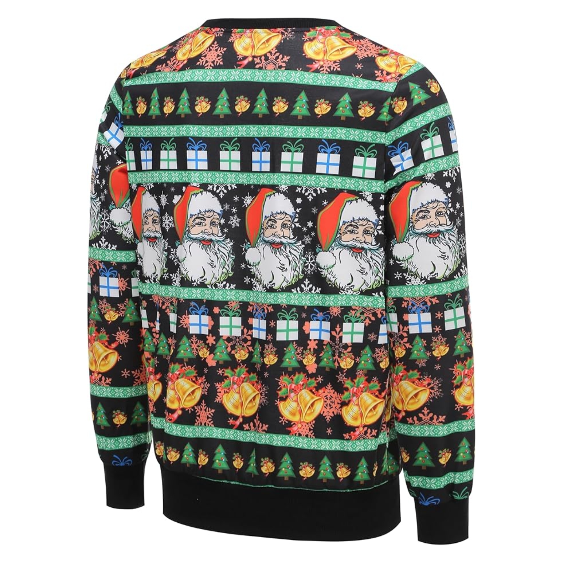 Funny 3D Print Christmas Ugly Sweater For Men And Women