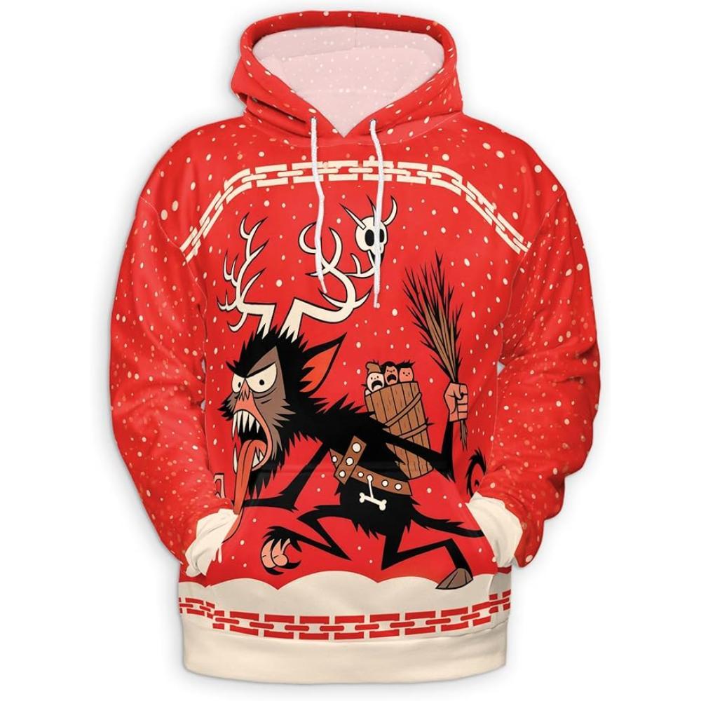 Christmas Santa Claus All Over Print Hoodie