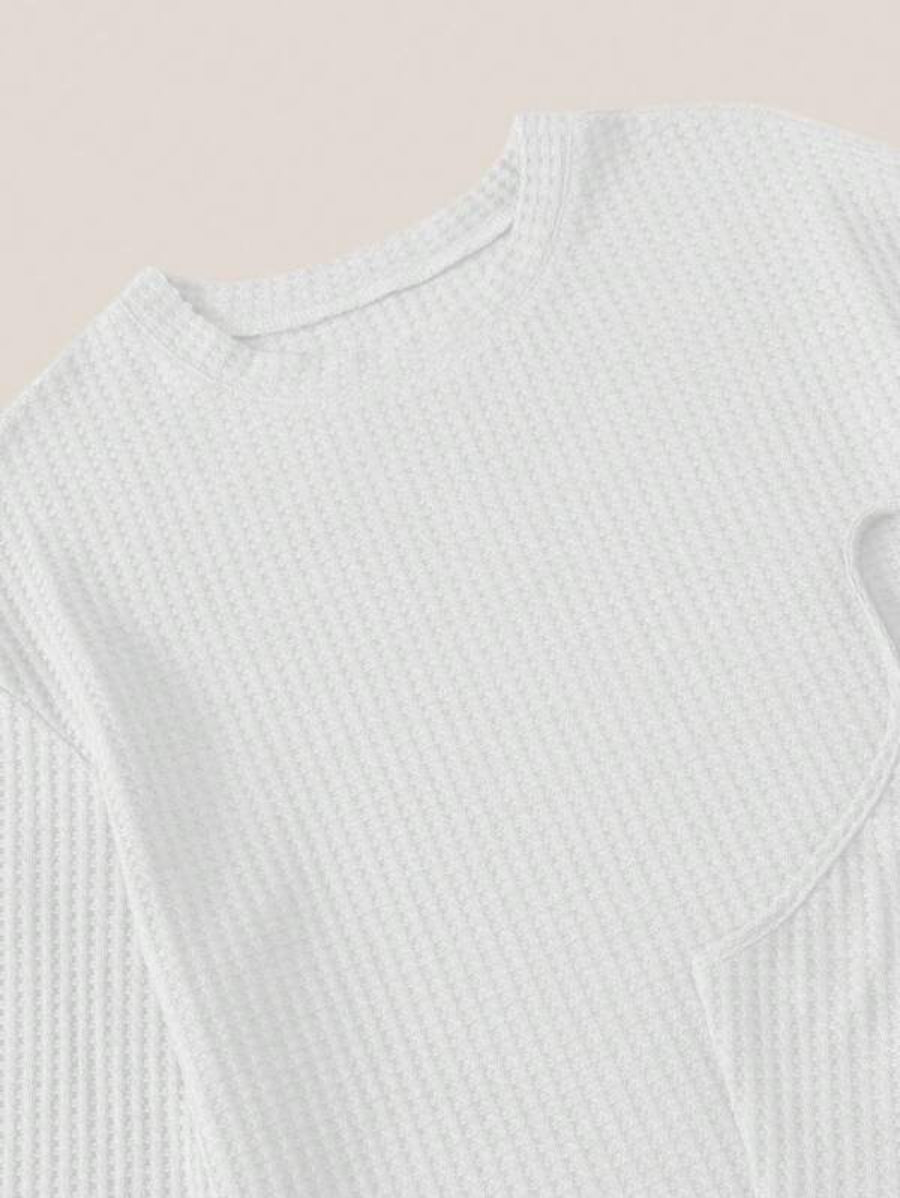 3 Piece Solid Tie Front Lounge Set-Soco Hoodie