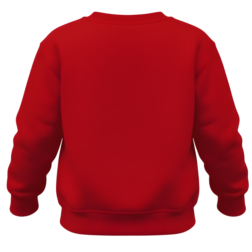 Winter  Sweatshirt With Tractor Christmas Tree Print For Boys