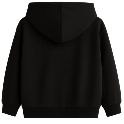 Kids Christmas Hoodie with Santa Riding Dinosaur Print