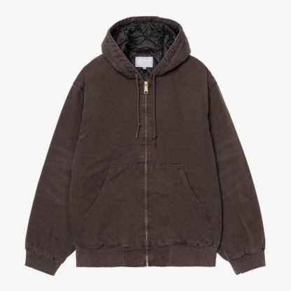 Washed Zip Up Hoodie Jacket for Men