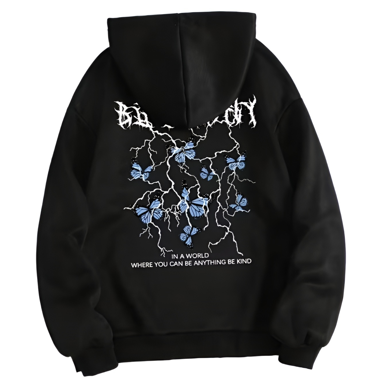Women Chic Butterfly Graphic Hoodie