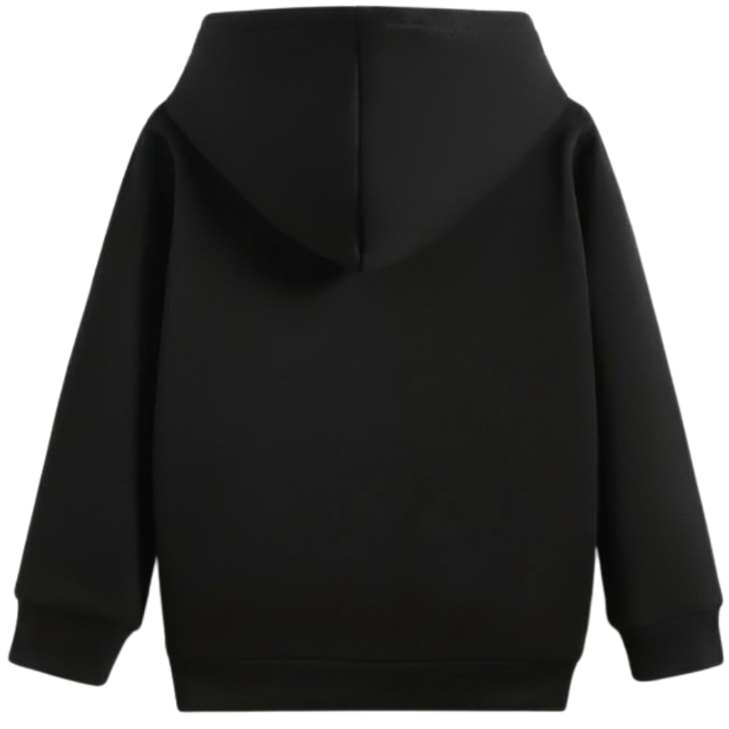 Cartoon Excavator Print Hoodie for Boys