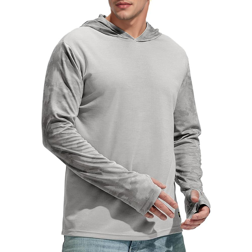 Mens UPF 50 Plus Quick Dry Lightweight Hoodie