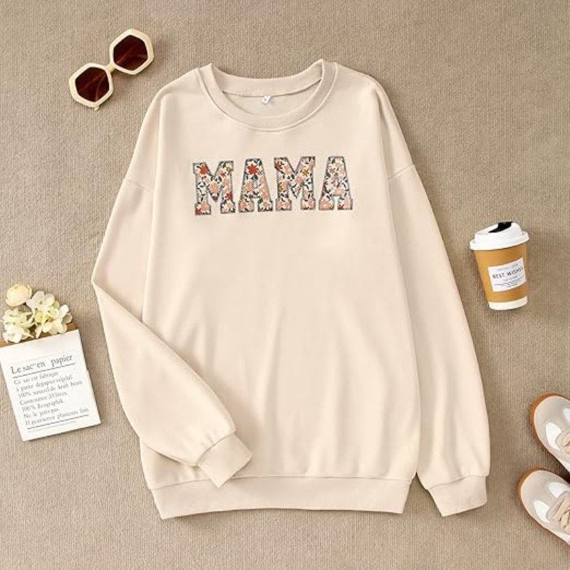 Floral Mama Printed Sweatshirt