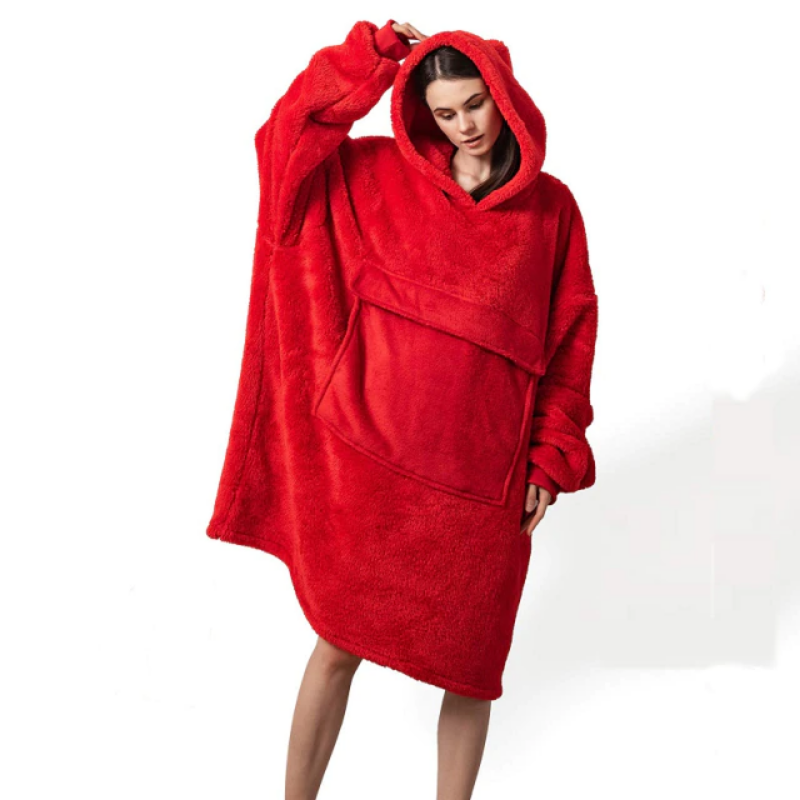 The Thick Winter Fleece Blanket Hoodie-Soco Hoodie