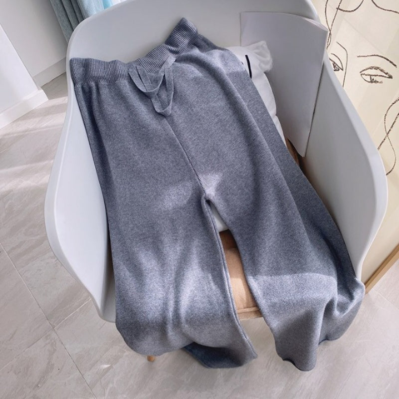 Casual Woolen Full Length Pants For Women-Soco Hoodie