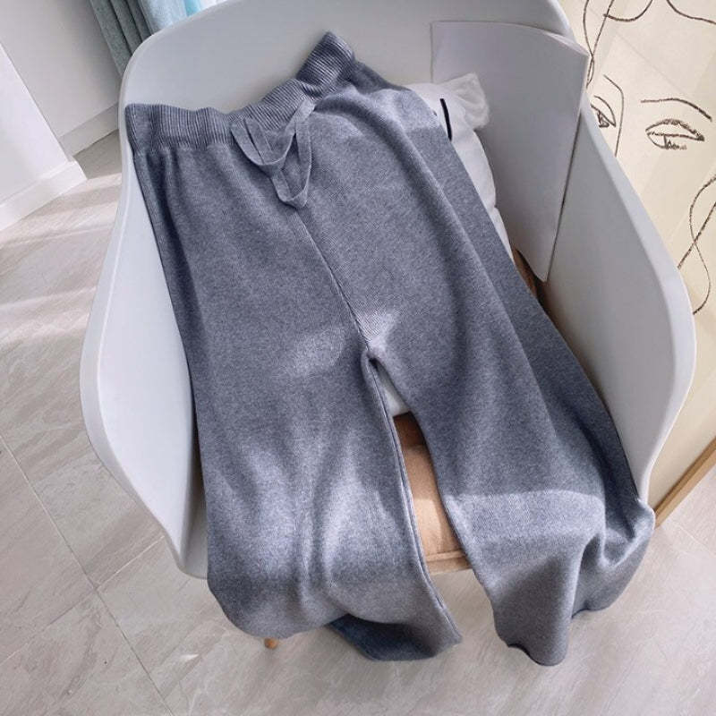 Casual Woolen Full Length Pants For Women-Soco Hoodie