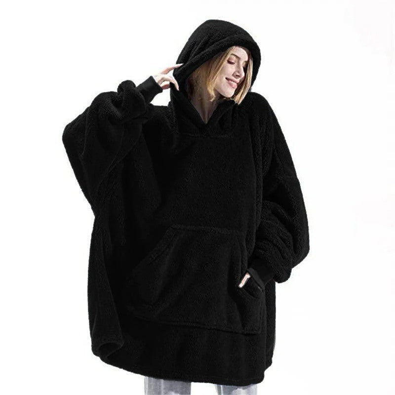 Winter Oversize Hoodies Blanket With Sleeves-Soco Hoodie
