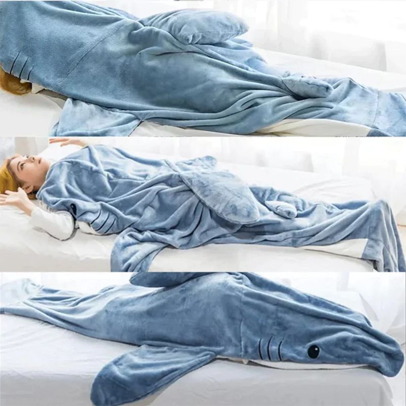 Cozy Shark Blanket-Soco Hoodie