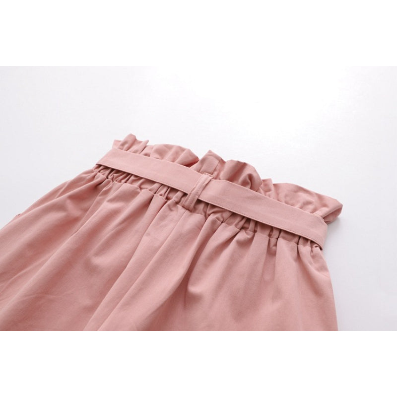 Bow Lace-Up Elastic Waist Casual Women Pants-Soco Hoodie