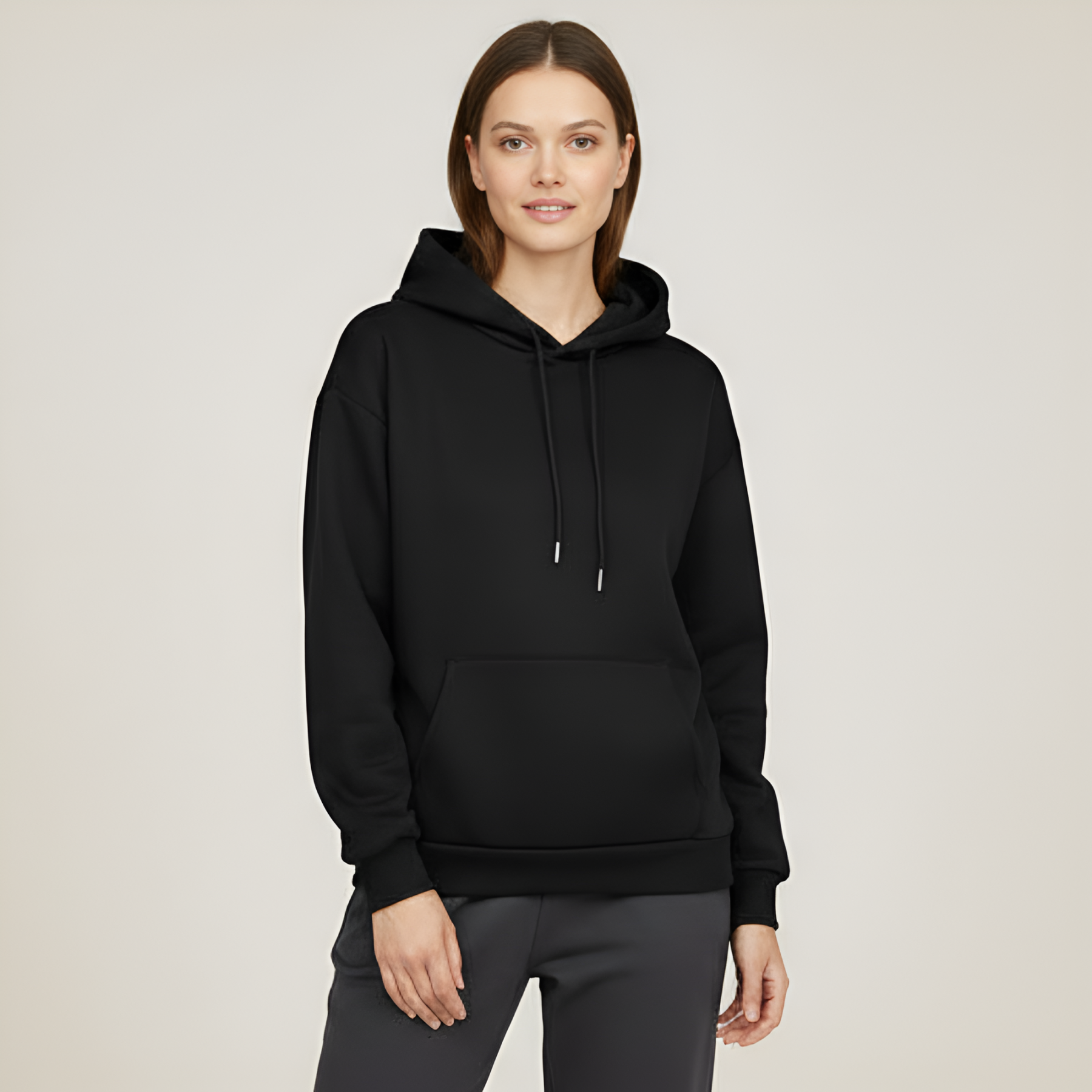 Highland Cow Print Polyester Hoodie Sweatshirt