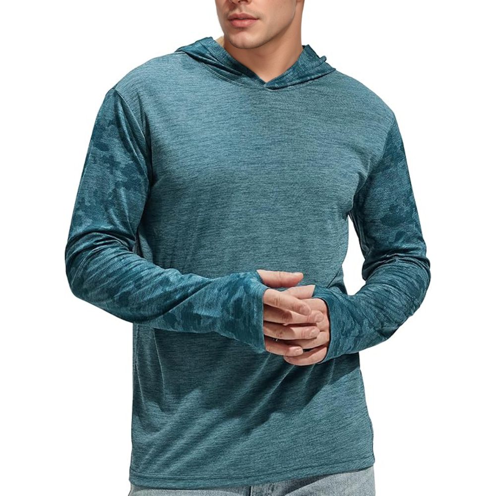 Mens UPF 50 Plus Quick Dry Lightweight Hoodie