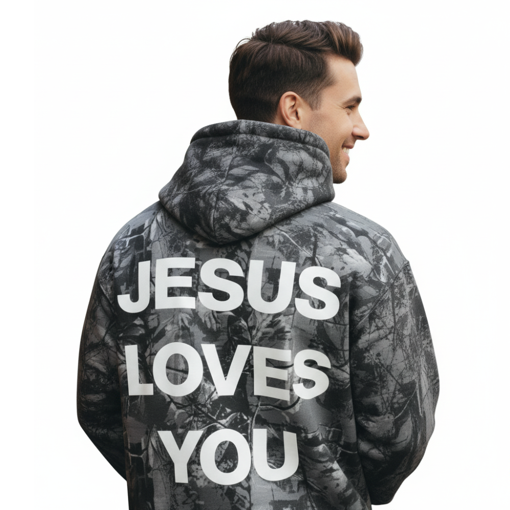 Divine Message Printed Hoodie