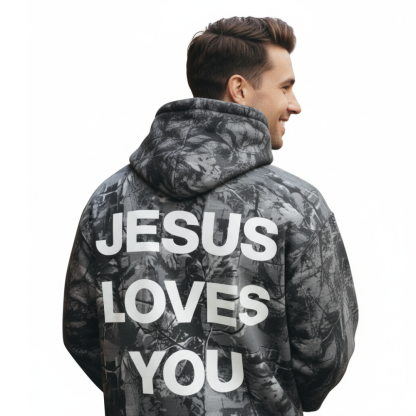 Divine Message Printed Hoodie