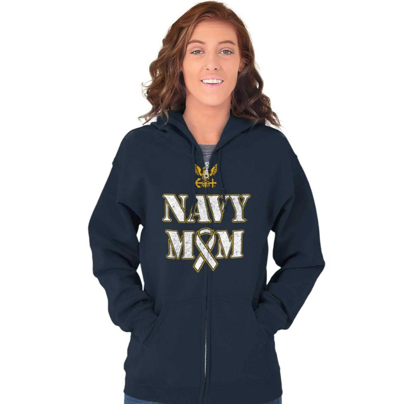 Casual Zip Hoodie With Bold Lettering Printed