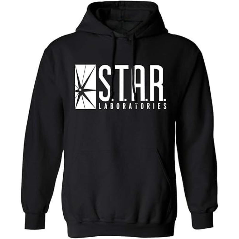 Star Laboratories Graphic Printed Hoodie Black