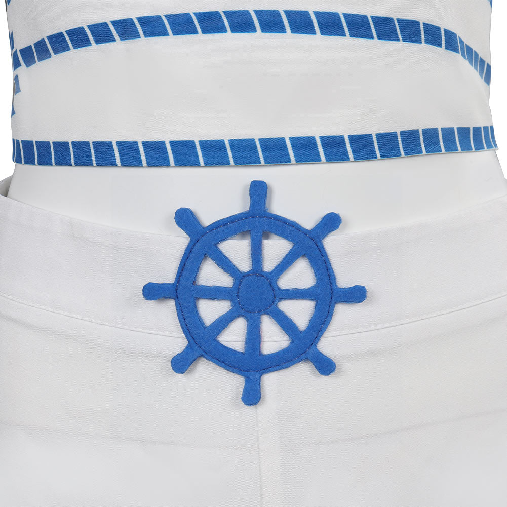 Striped Beach Outfits Suit-Soco Hoodie