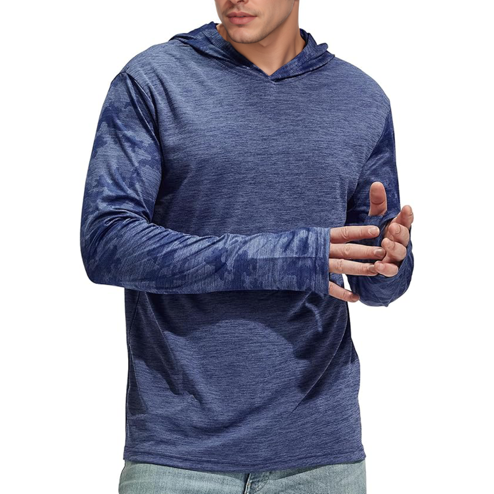 Mens UPF 50 Plus Quick Dry Lightweight Hoodie