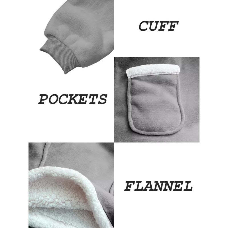 Oversize Winter Warm Hoodies Sweatshirt-Soco Hoodie